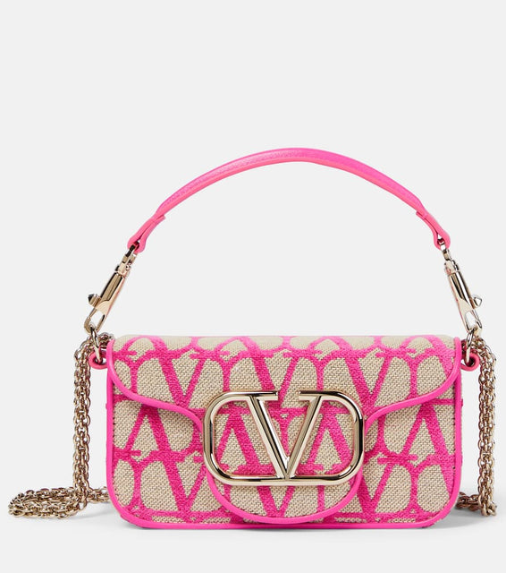 Valentino Garavani Loc√É¬≤ Small Toile Iconographe shoulder bag