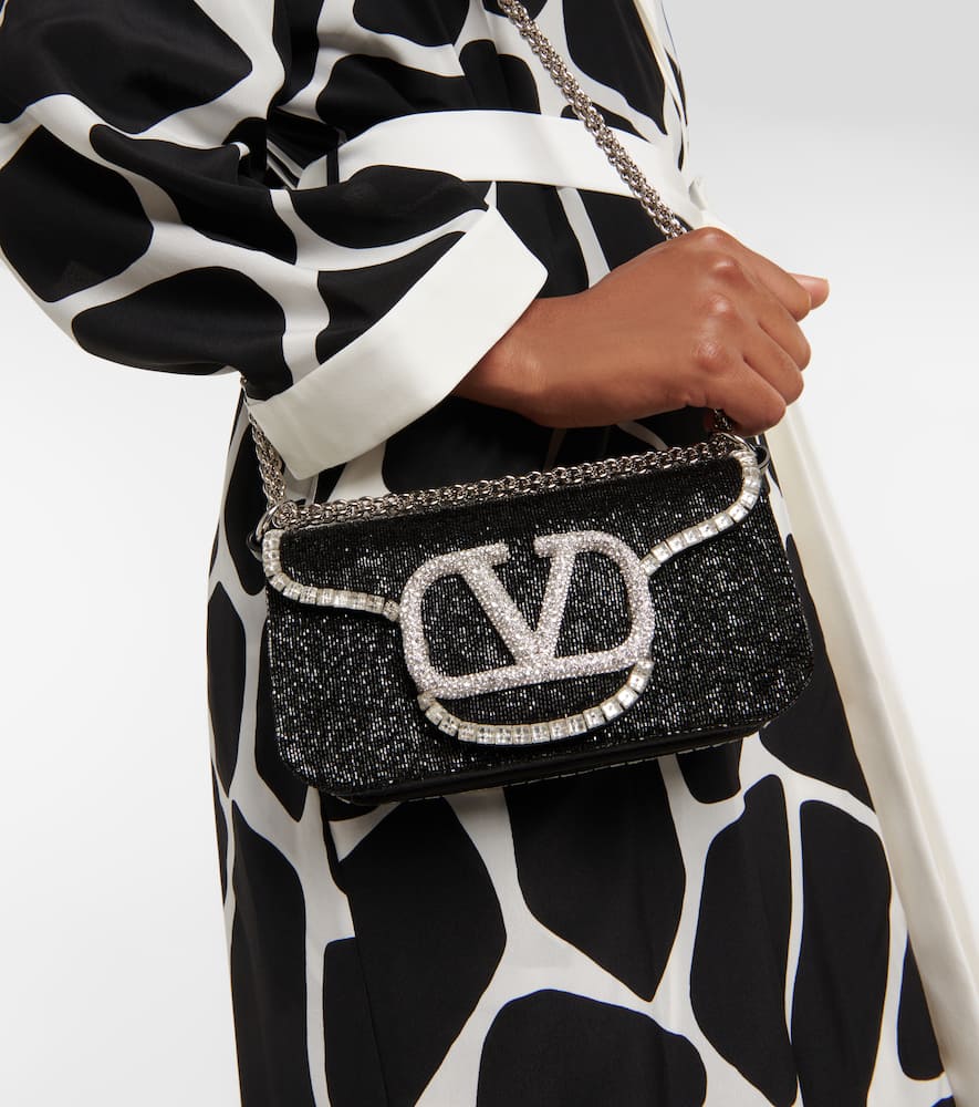 Valentino Garavani Loc√É¬≤ Small beaded shoulder bag