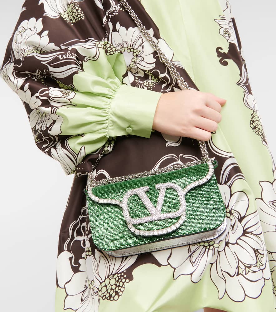 Valentino Garavani Loc√É¬≤ Small beaded shoulder bag