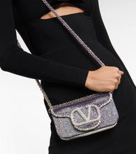 Valentino Garavani Loc√É¬≤ Small embellished shoulder bag