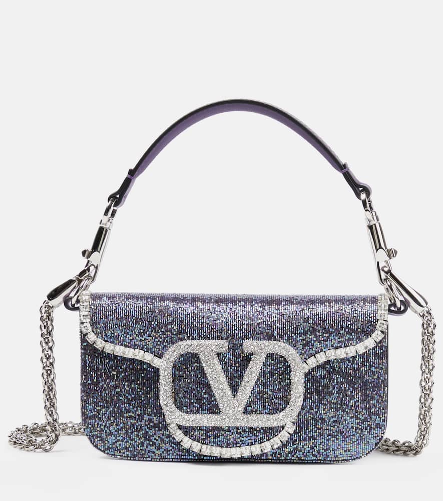 Valentino Garavani Loc√É¬≤ Small embellished shoulder bag