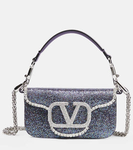 Valentino Garavani Loc√É¬≤ Small embellished shoulder bag