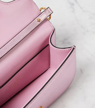 Valentino Garavani Loc√É¬≤ Small metallic leather shoulder bag