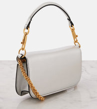 Valentino Garavani Loc√É¬≤ Small metallic leather shoulder bag