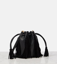 Valentino Garavani Nellc√É¬¥te Small fringed leather bucket bag