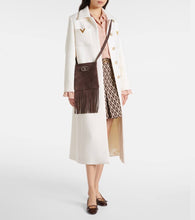 Valentino Garavani Nellc√É¬¥te fringed suede crossbody bag