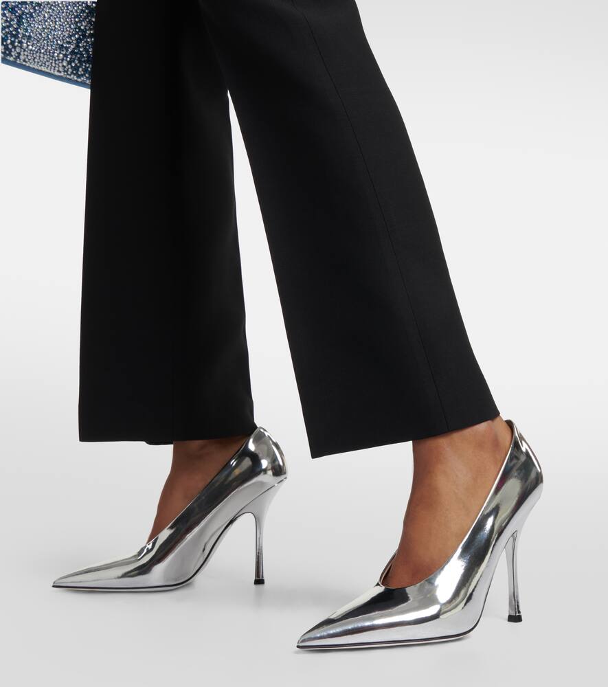 Valentino Garavani Nite-Out mirrored leather pumps