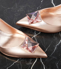 Valentino Garavani One Stud embellished leather pumps