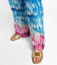 Valentino Garavani One Stud leather slides