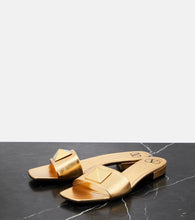 Valentino Garavani One Stud leather slides