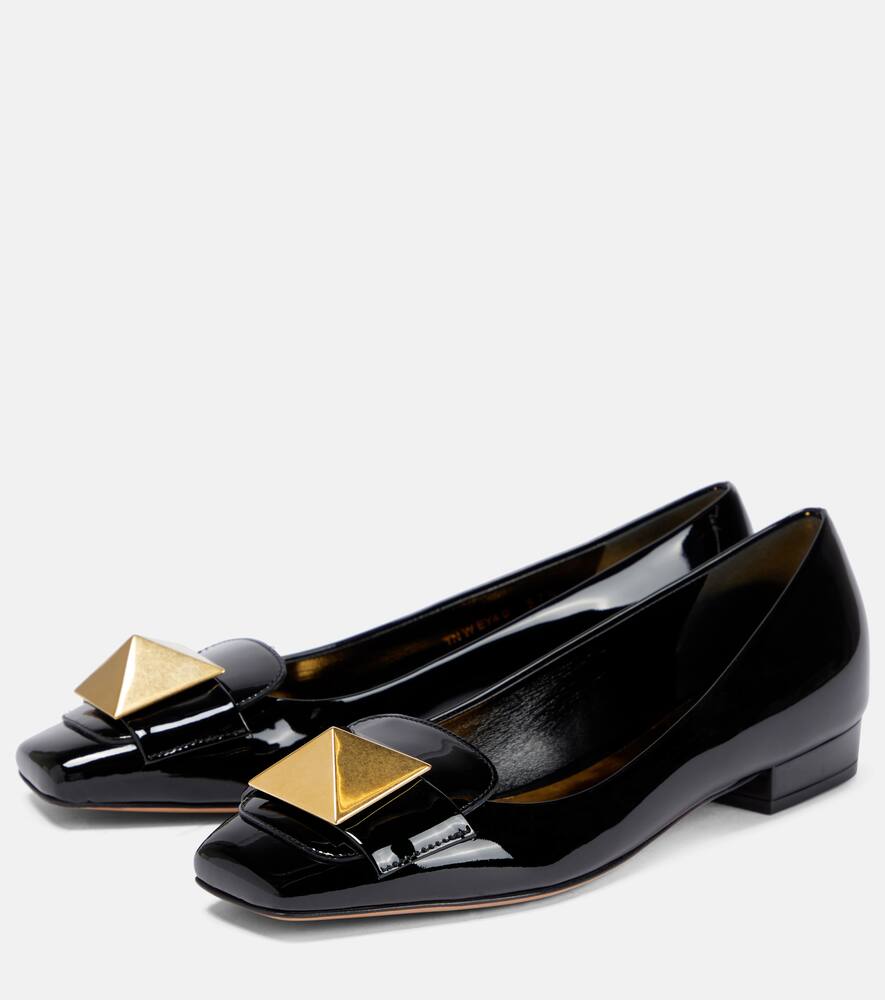 Valentino Garavani One Stud patent leather ballet flats