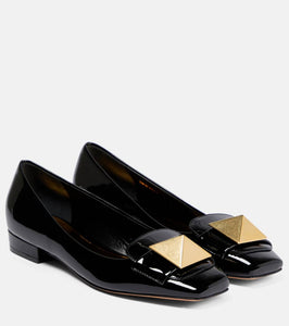 Valentino Garavani One Stud patent leather ballet flats