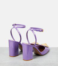 Valentino Garavani One Stud patent leather pumps