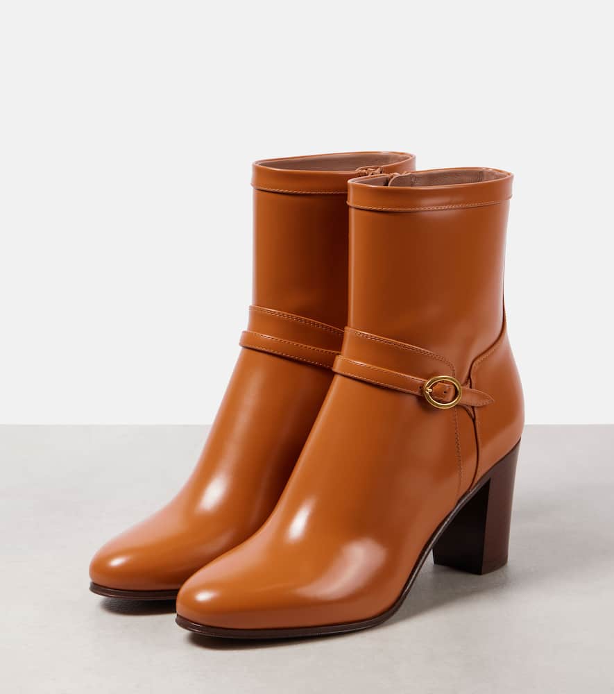 Valentino Garavani Pattie 75 leather ankle boots