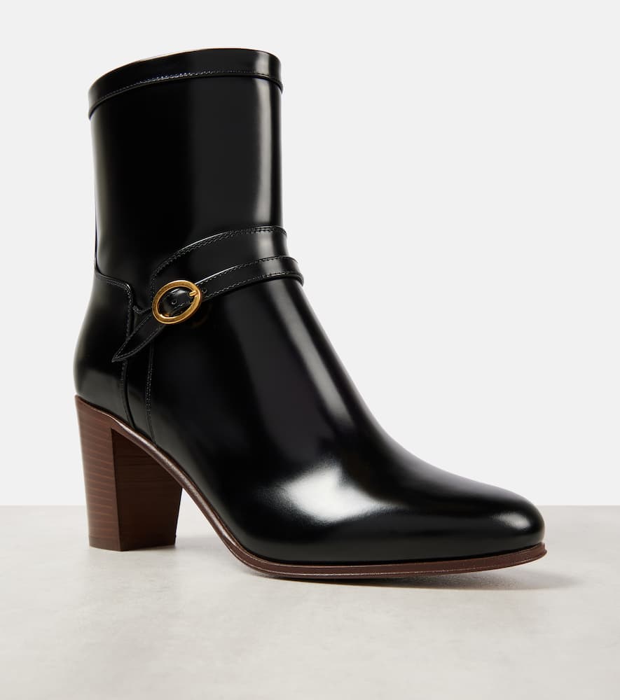 Valentino Garavani Pattie 75 leather ankle boots