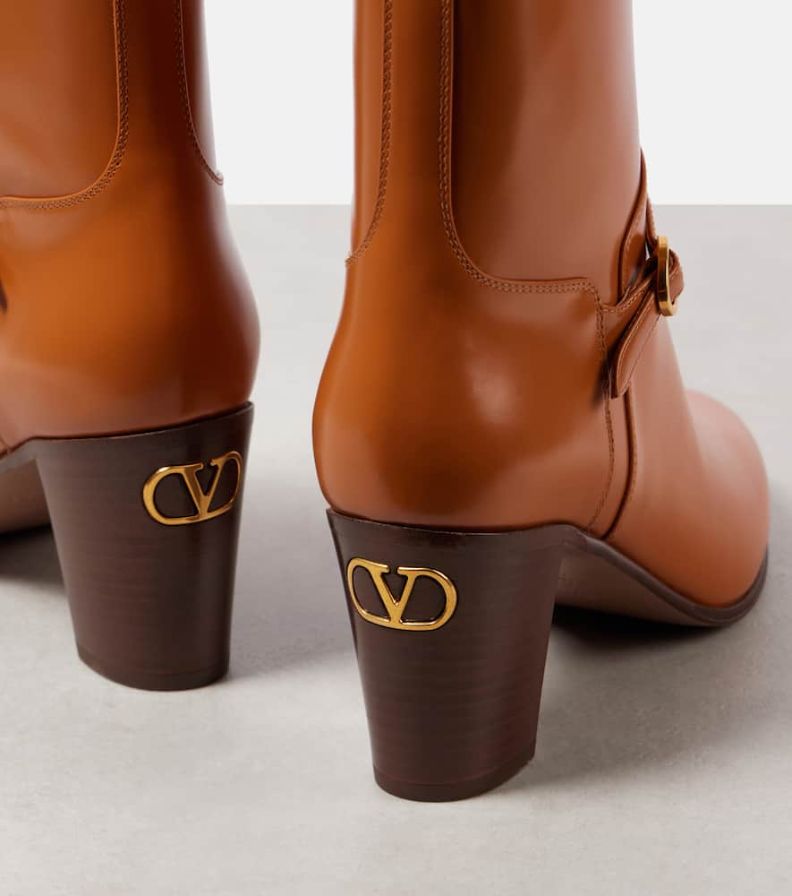 Valentino Garavani Pattie 75 leather ankle boots