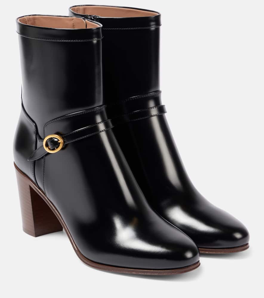 Valentino Garavani Pattie 75 leather ankle boots