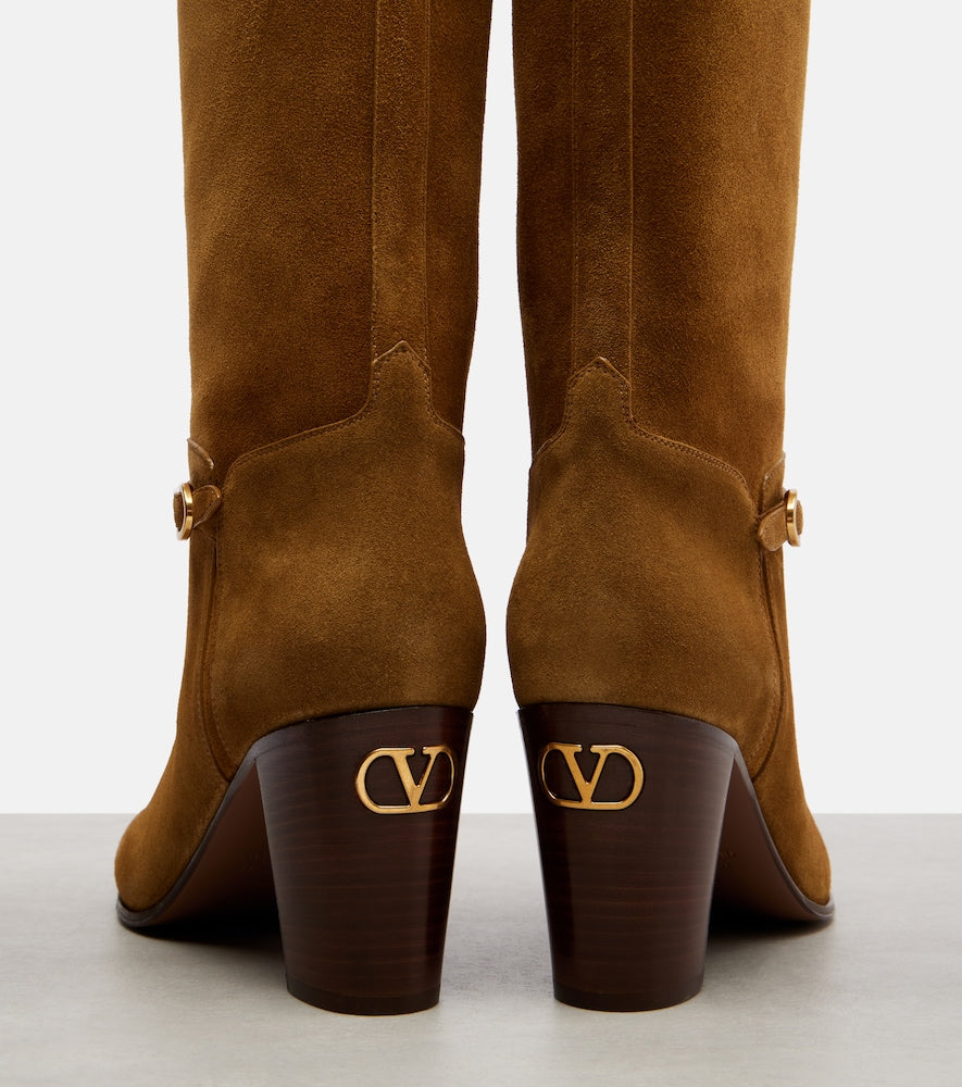 Valentino Garavani Pattie 75 suede boots
