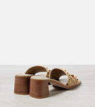 Valentino Garavani Plaster Caster 50 studded suede mules
