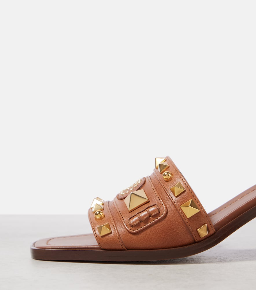Valentino Garavani Plaster Caster 60 studded leather mules