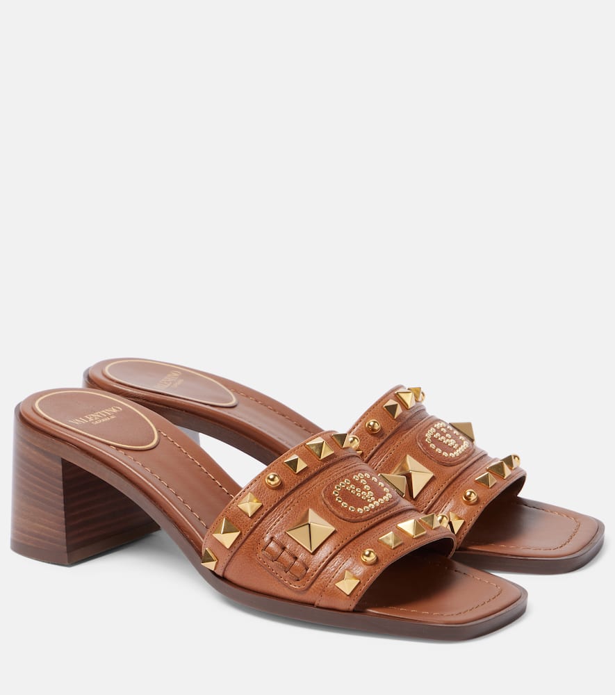 Valentino Garavani Plaster Caster 60 studded leather mules