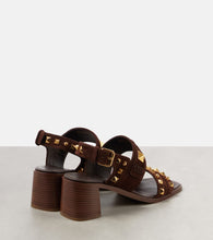 Valentino Garavani Plaster Caster Rockstud suede sandals