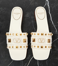 Valentino Garavani Plaster Caster studded leather slides