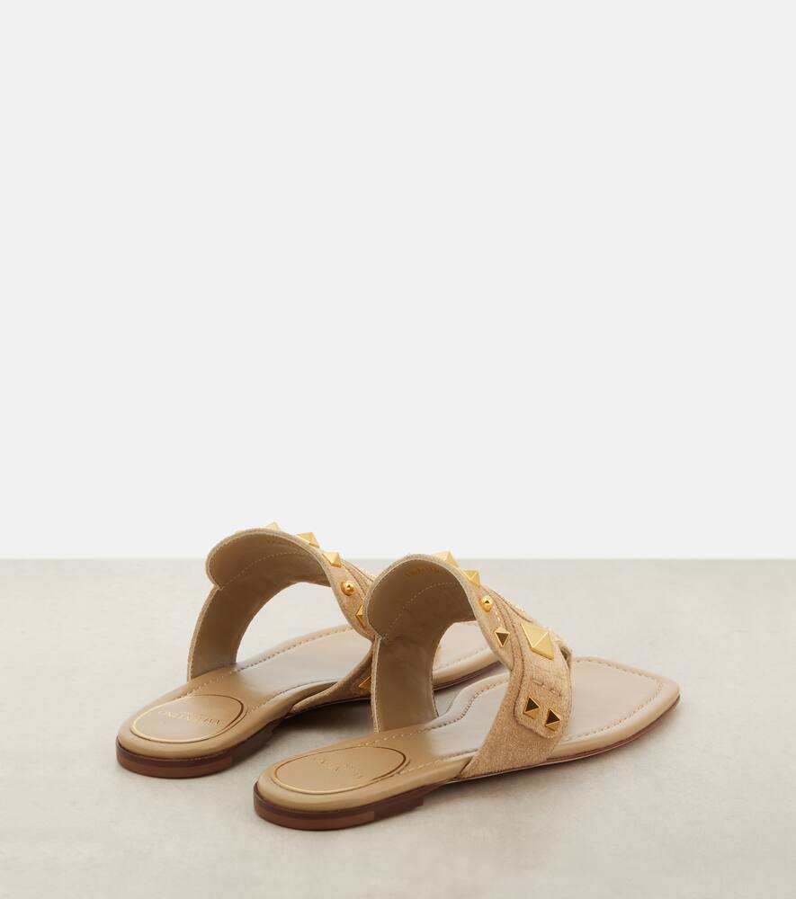 Valentino Garavani Plaster Caster suede thong sandals