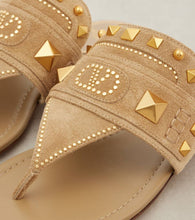 Valentino Garavani Plaster Caster suede thong sandals