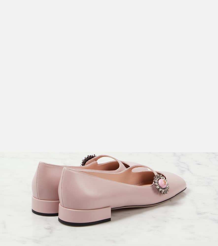 Valentino Garavani Preshoes leather Mary Jane flats
