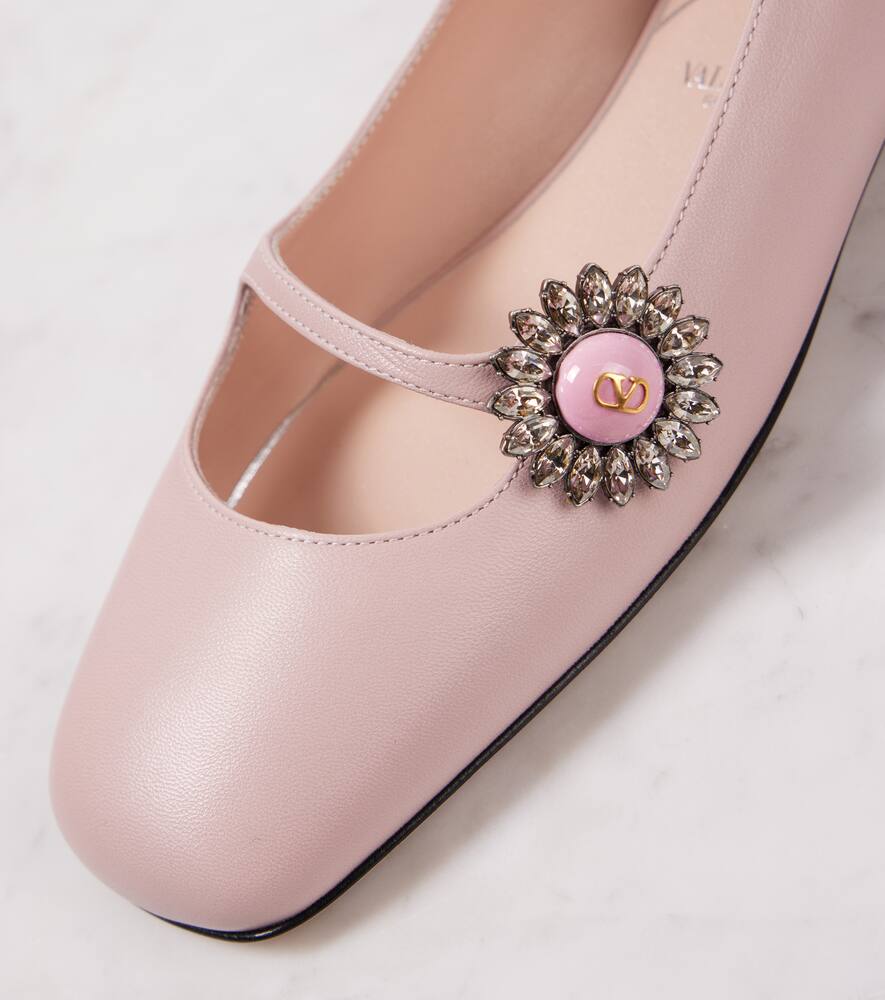 Valentino Garavani Preshoes leather Mary Jane flats