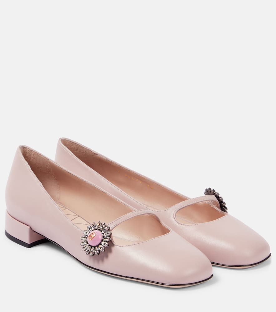 Valentino Garavani Preshoes leather Mary Jane flats