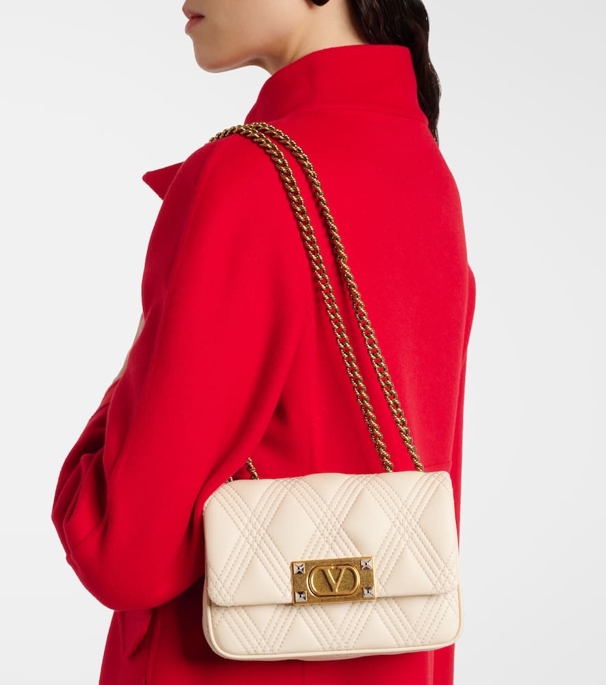 Valentino Garavani Quiltie 67 Small leather shoulder bag