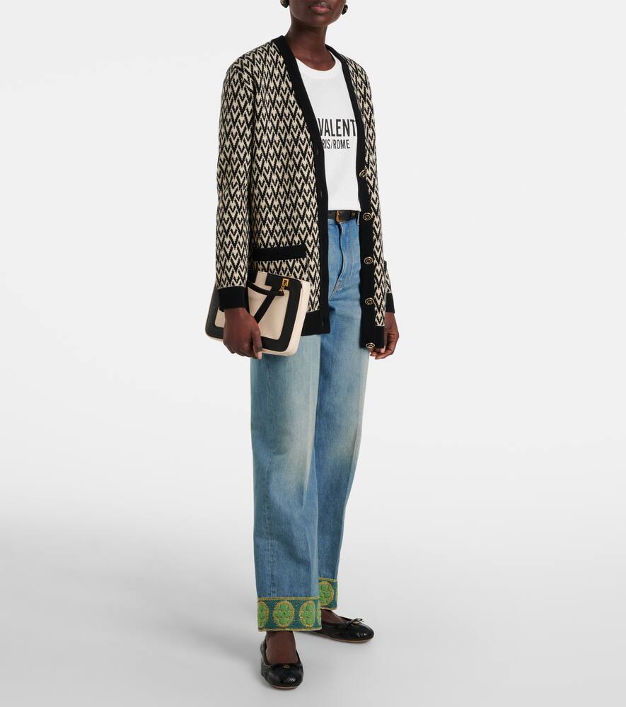 Valentino Garavani Quiltie leather ballet flats