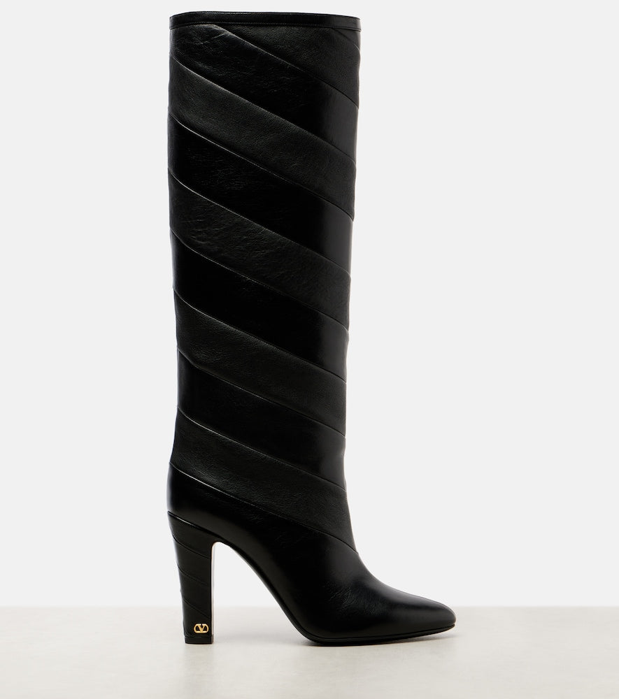 Valentino Garavani Rayons 100 leather knee-high boots