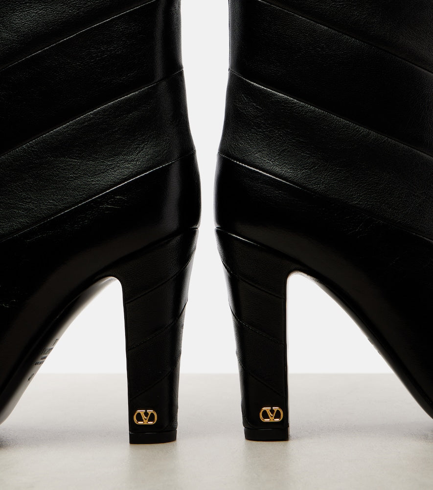 Valentino Garavani Rayons 100 leather knee-high boots