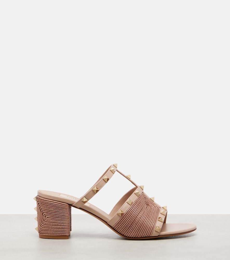 Valentino Garavani Rockstud 60 leather mules