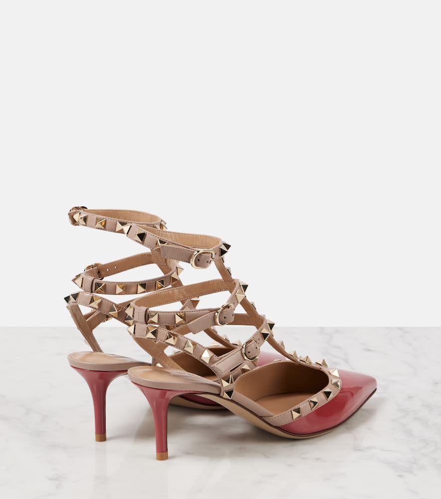 Valentino Garavani Rockstud 65 patent leather pumps