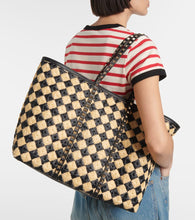 Valentino Garavani Rockstud Large checked tote bag