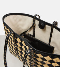 Valentino Garavani Rockstud Large checked tote bag