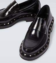 Valentino Garavani Rockstud M-Way leather loafers