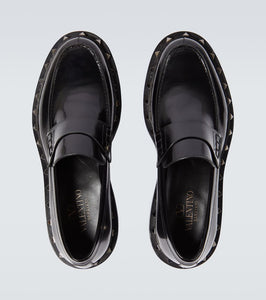 Valentino Garavani Rockstud M-Way leather loafers