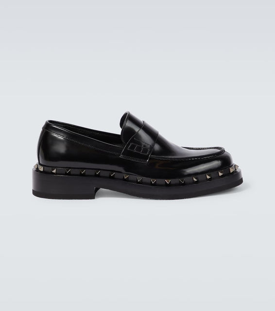 Valentino Garavani Rockstud M-Way leather loafers