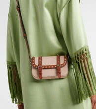 Valentino Garavani Rockstud Micro canvas crossbody bag