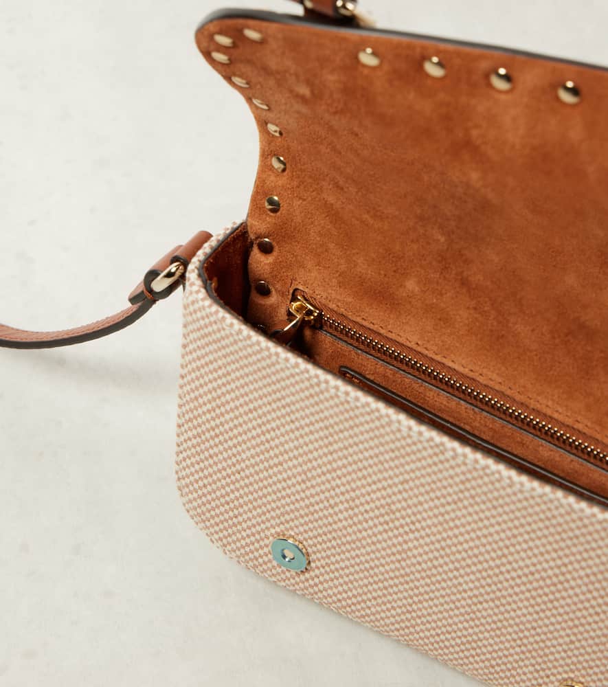 Valentino Garavani Rockstud Micro canvas crossbody bag