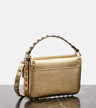 Valentino Garavani Rockstud Mini metallic leather shoulder bag