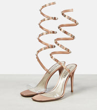 Valentino Garavani Rockstud PVC and leather sandals