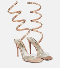 Valentino Garavani Rockstud PVC and leather sandals