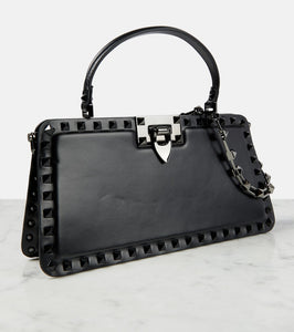 Valentino Garavani Rockstud Small chain-detail leather tote bag