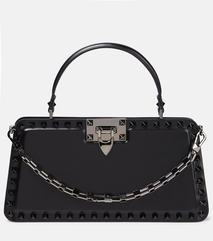 Valentino Garavani Rockstud Small chain-detail leather tote bag